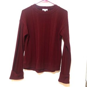 Socialite Maroon Sweater Size XS